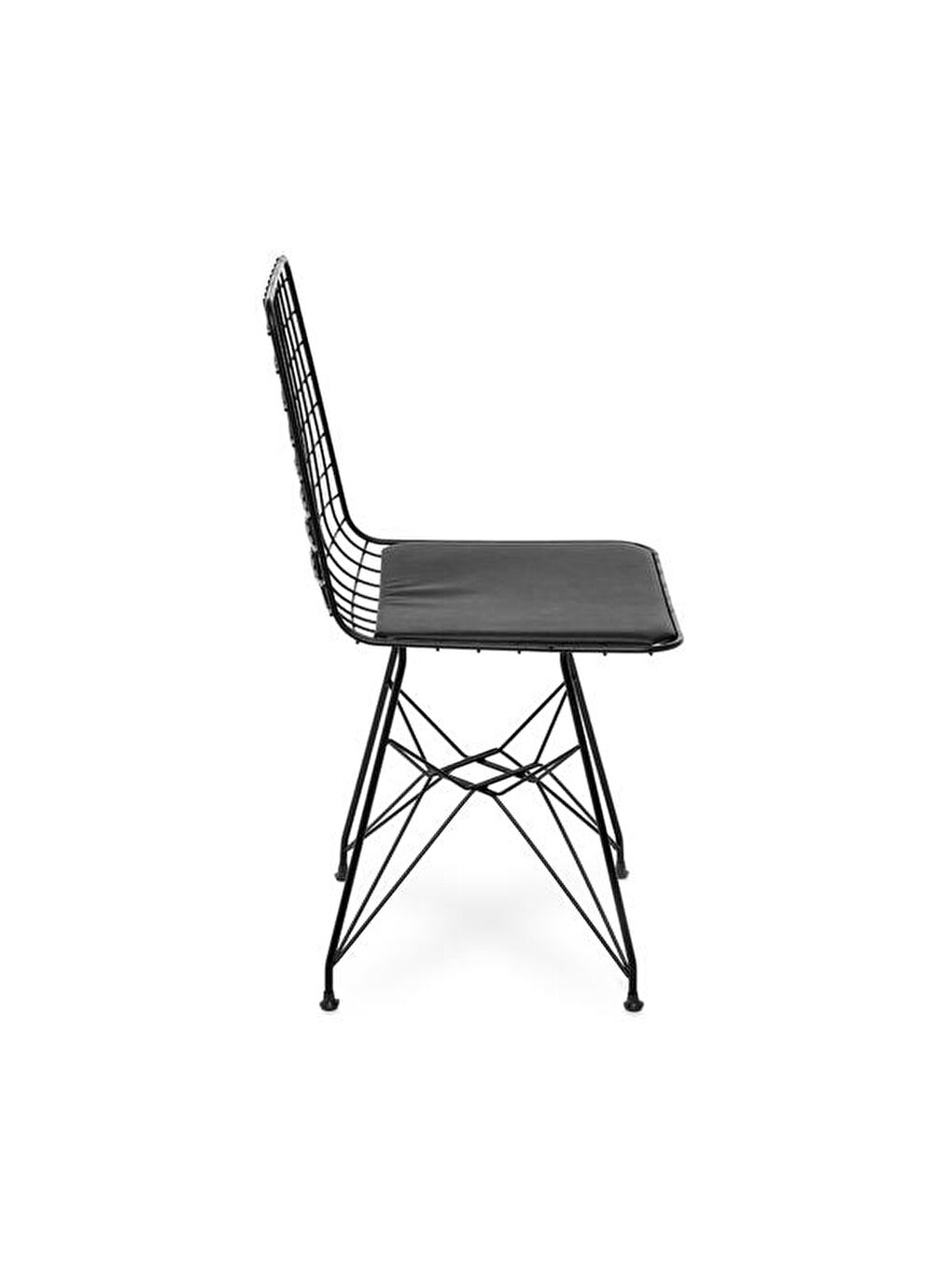 Tel Sandalye - Siyah-5