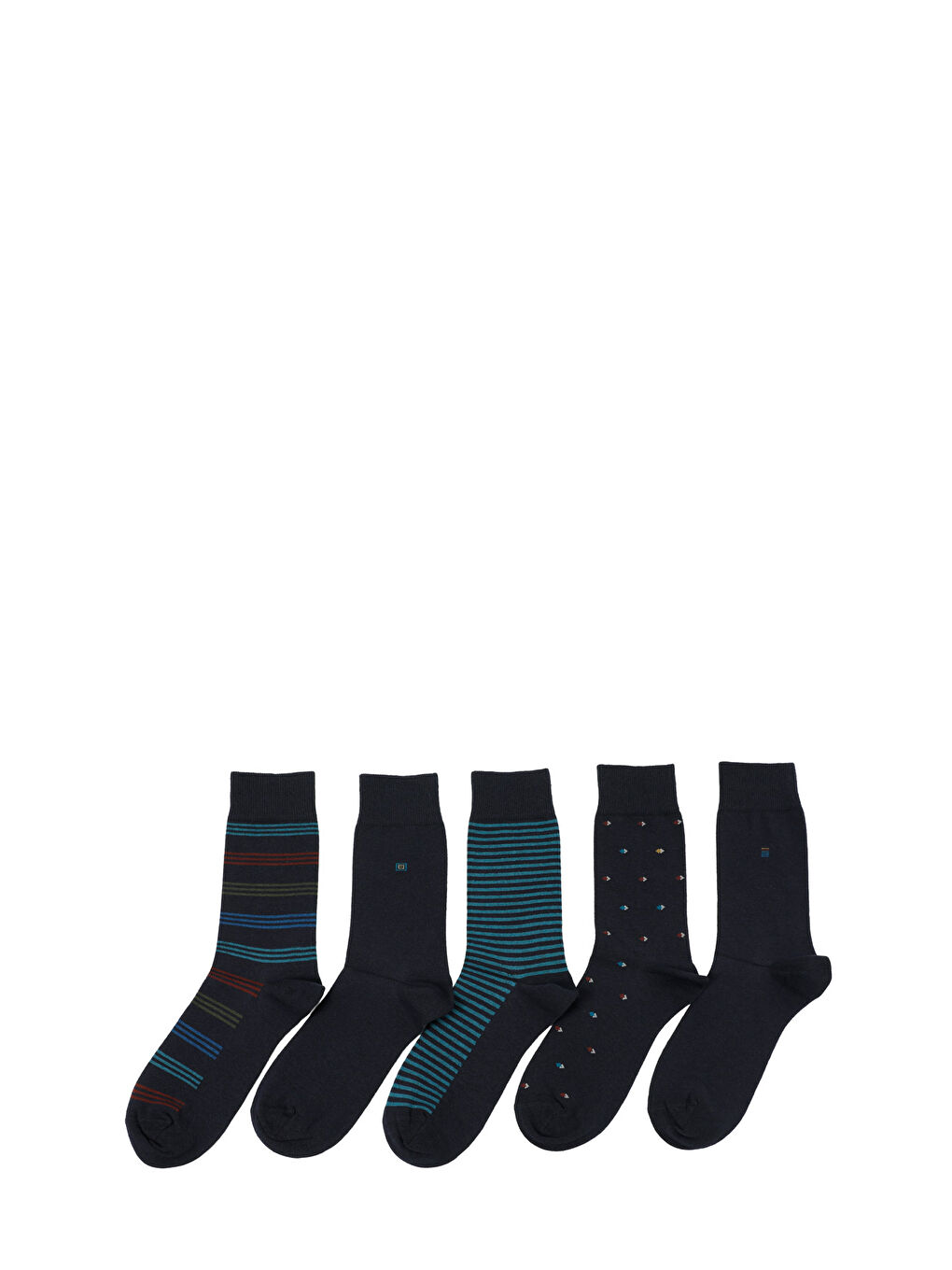 Karışık OIL 5LI SKT-M 5PR Çok Renkli Erkek Soket Çorap