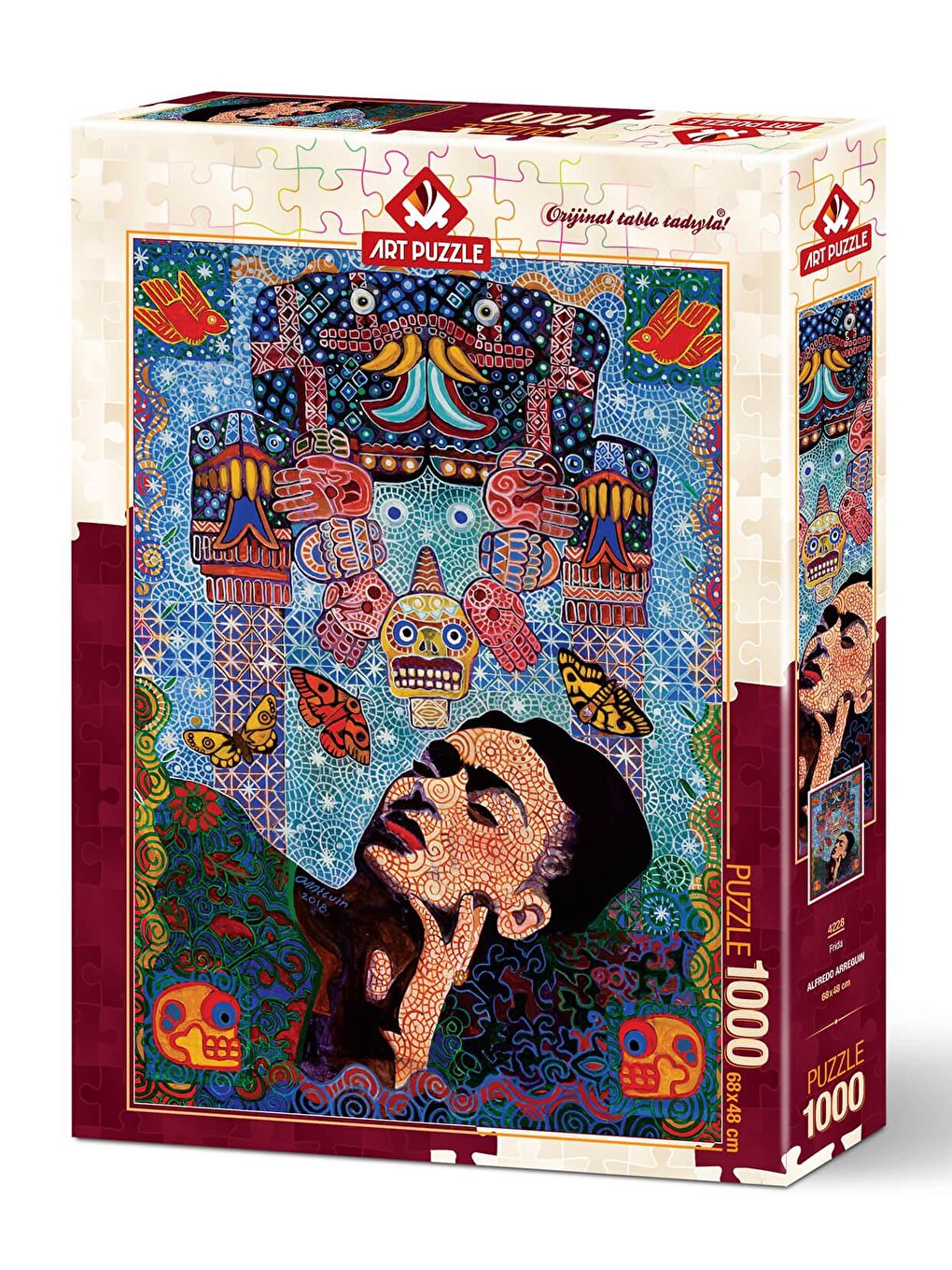 Art Puzzle Karışık 1000 Parça Puzzle Frida - 1