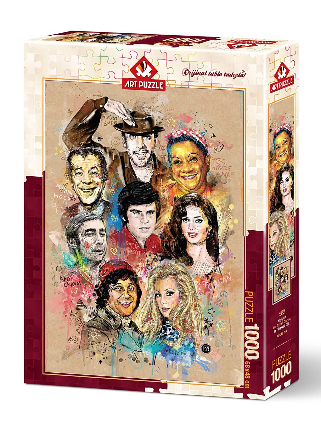 Art Puzzle Karışık 1000 Parça Puzzle Yeşilçam - 1