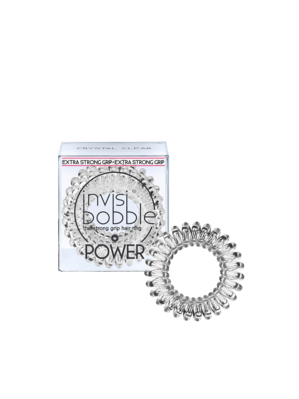 InvisiBooble Karışık Asorti Power Crystal Clear Extra Strong 3'lü Saç Tokası