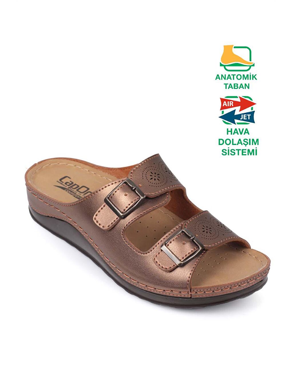 Turuncu 107009 Kadın Konfor Anatomic Terlik-2
