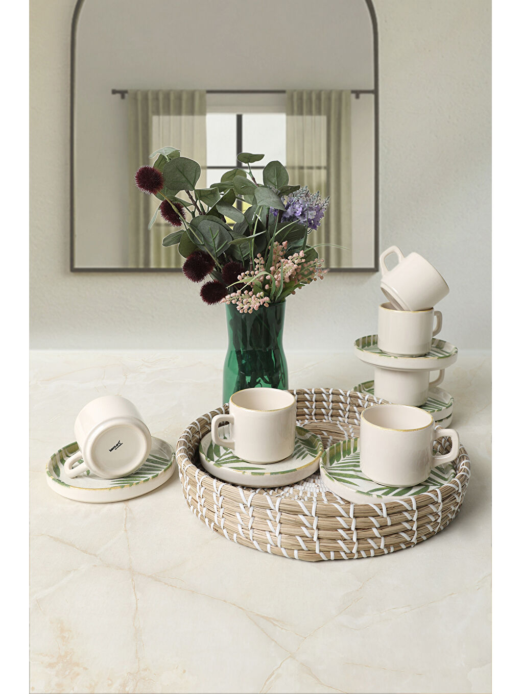 Karışık Forest Stackable Çay Takımı 12 Parça 6 Kişilik-2