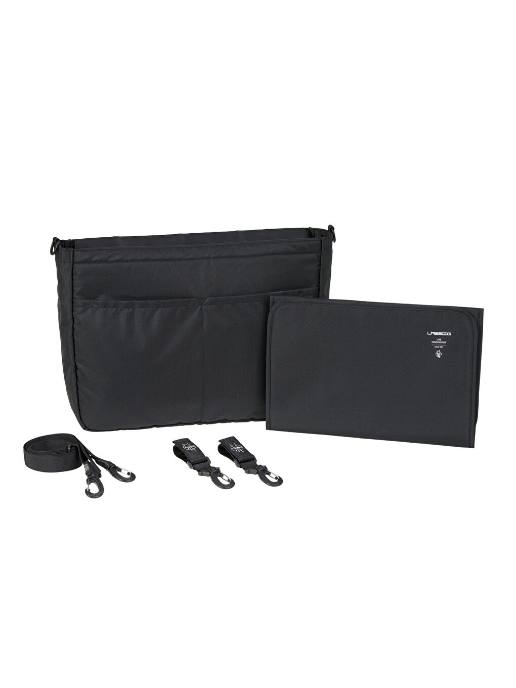 Lassig Mix Multi Bag Bebek Arabası Organizer Çanta Black - 2