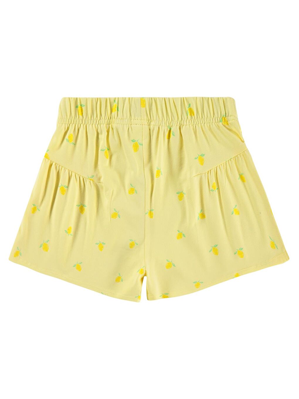 Girls Limon Desenli 6-9 Yaş Şort - Sarı-1