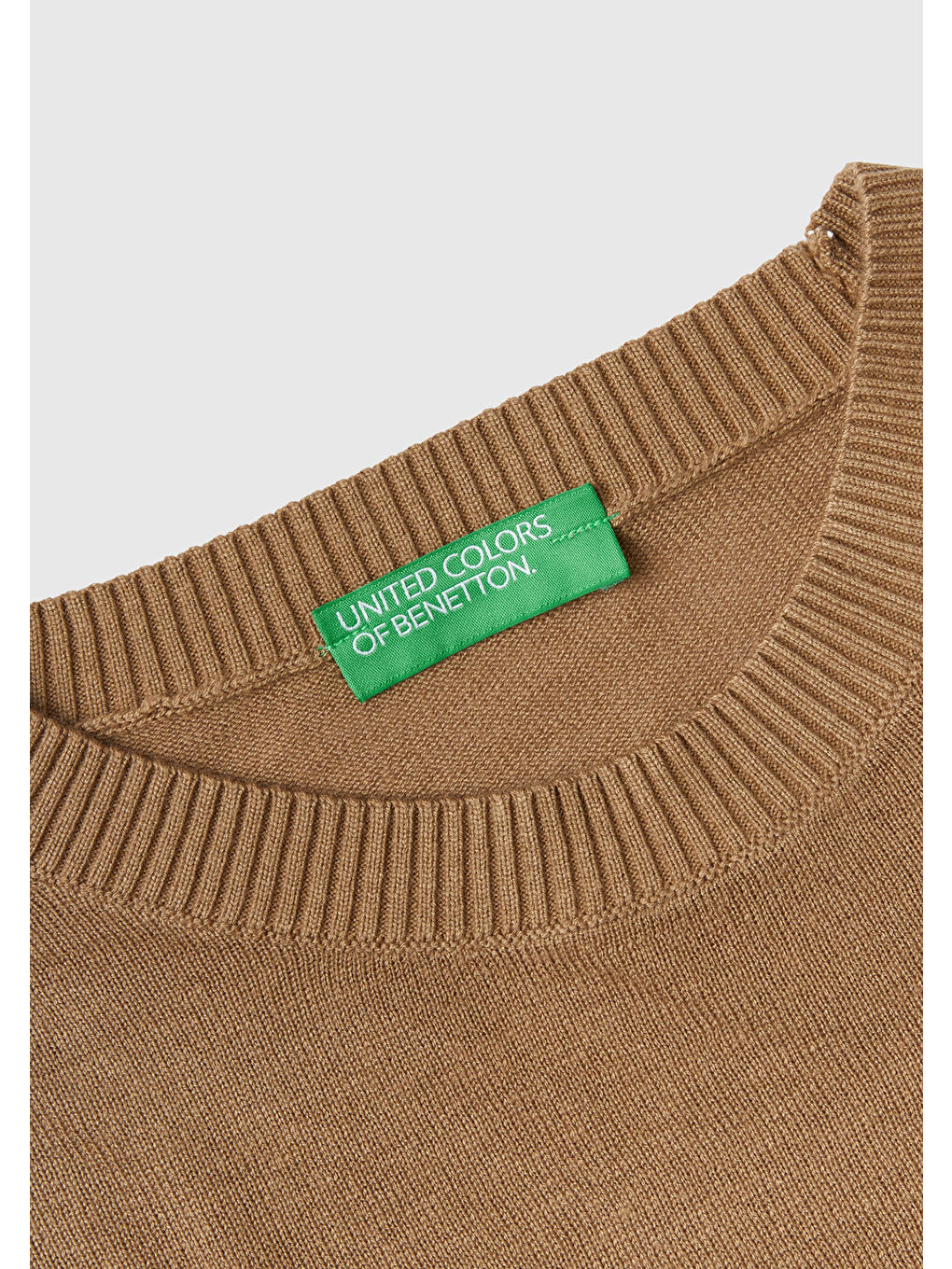 Kahverengi Kadın Taba Kaşmir Karışımlı İnce Kazak-3