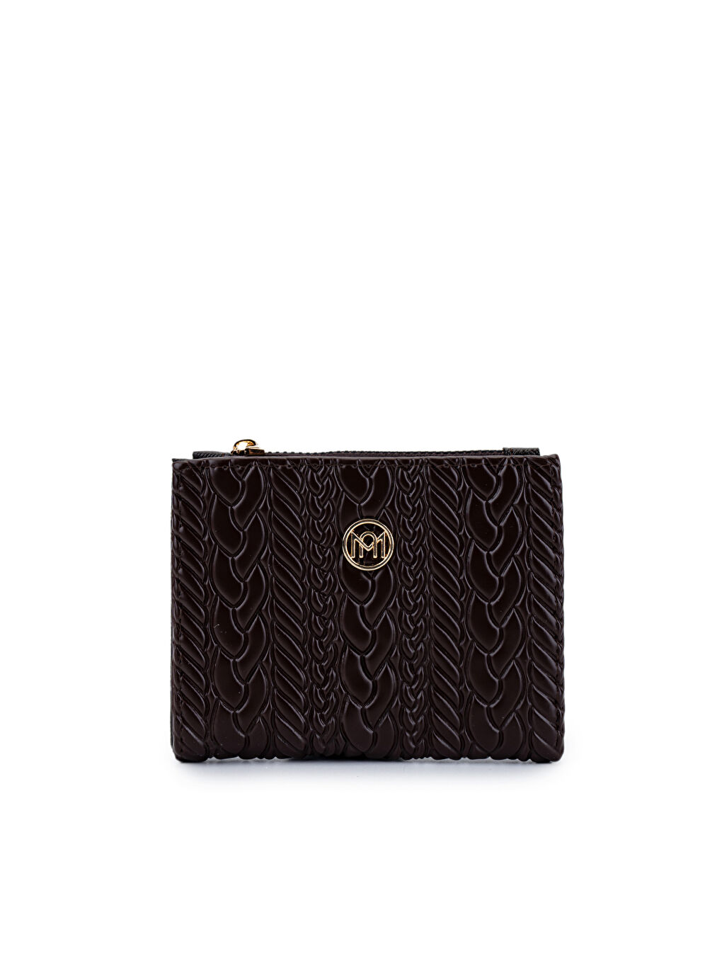 Kahverengi Suni Deri Kadın Cüzdan Acı Kahve MN108