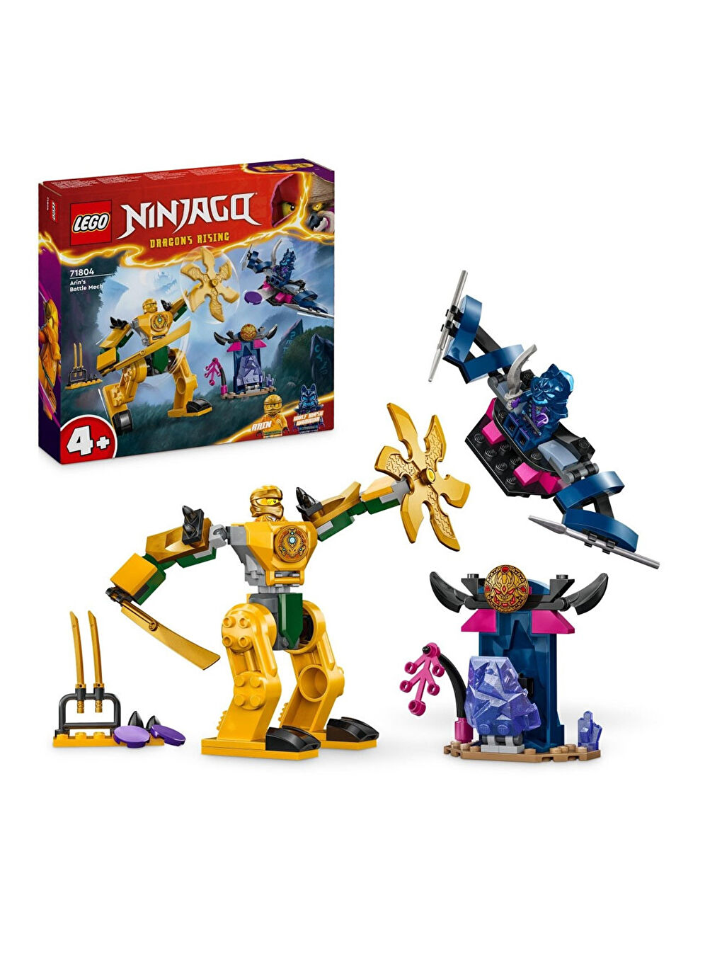 Lego Renksiz Ninjago Arin'İn Savaş Robotu 71804