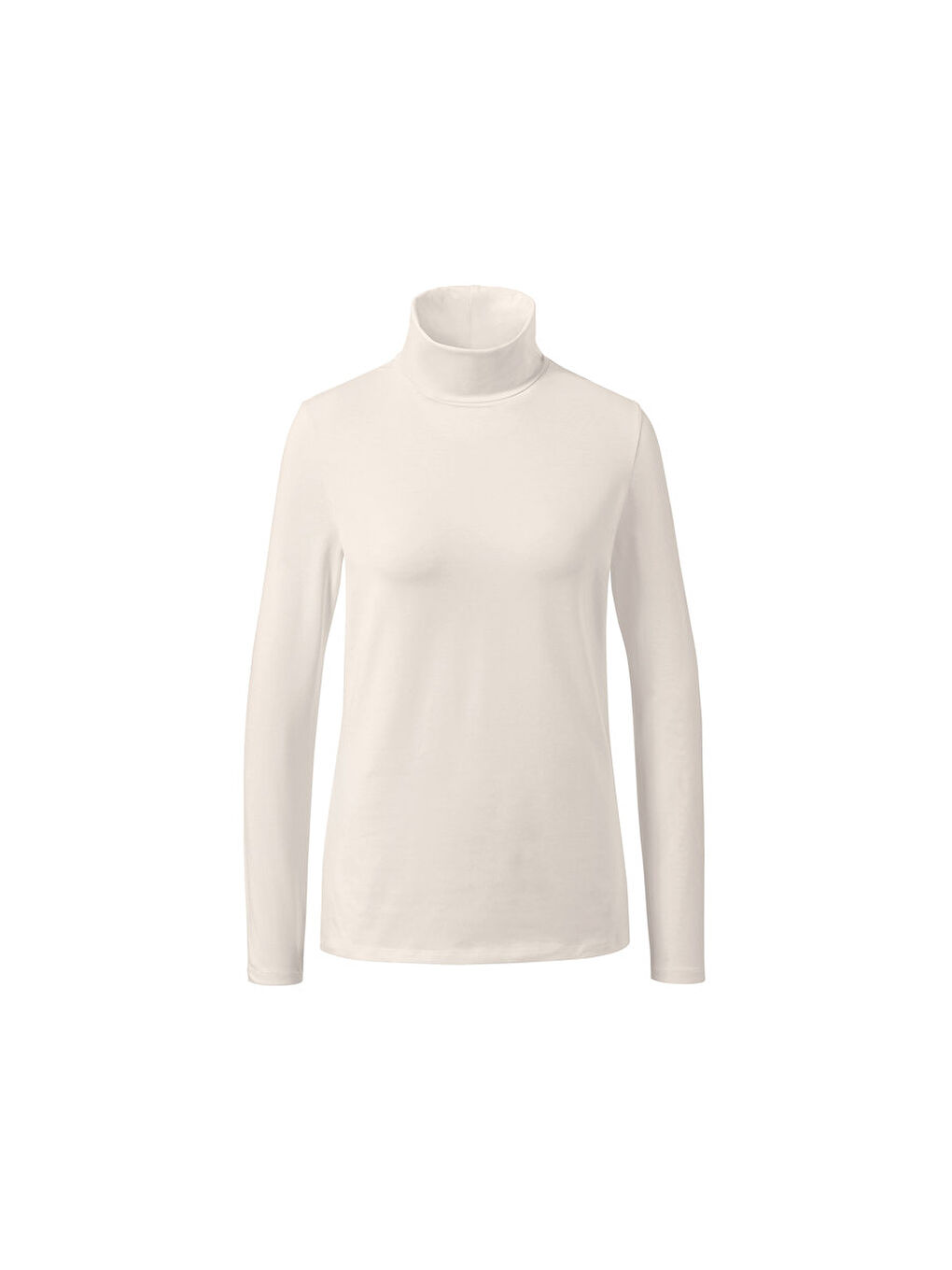 Ekru Kadın Kazak, Balıkçı Yaka, Krem-5