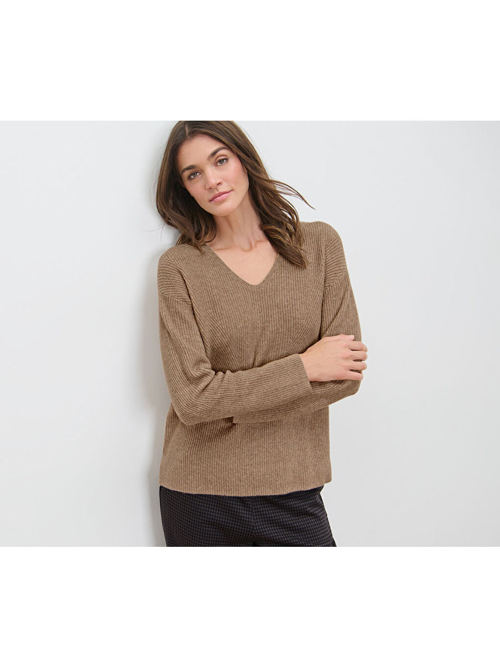 Bej Kadın Kazak, Kalın Örgülü, Devetüyü