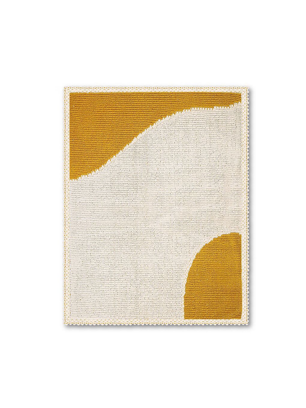 Sarı Go With The Flow Doğal Pamuklu 2'li Banyo Paspas Seti 60X100+50X60 Cm - Hardal-4