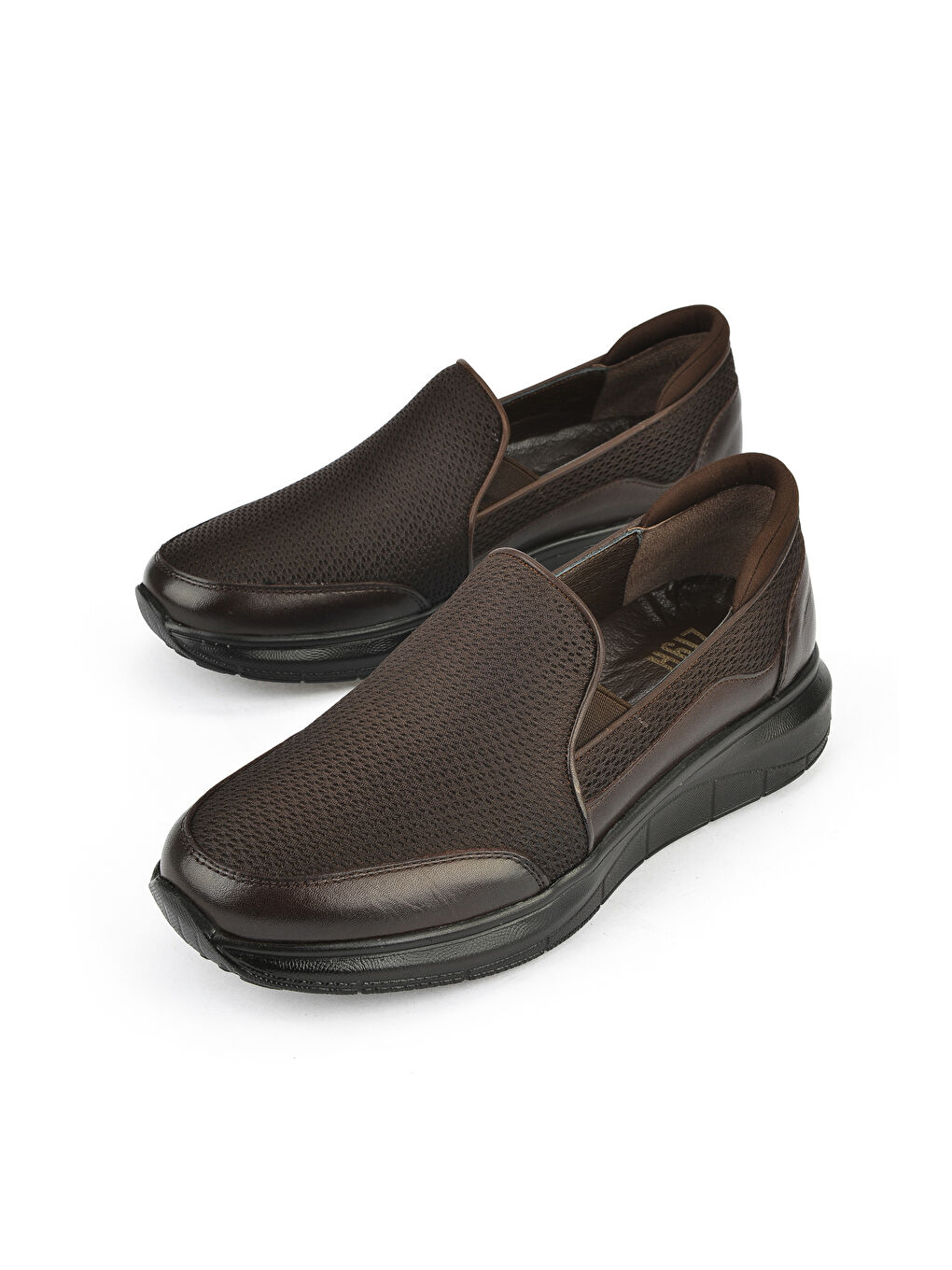 Kahverengi Erkek Hakiki Deri Konfor Ayakkabı 151123Z3680 Kahve-4