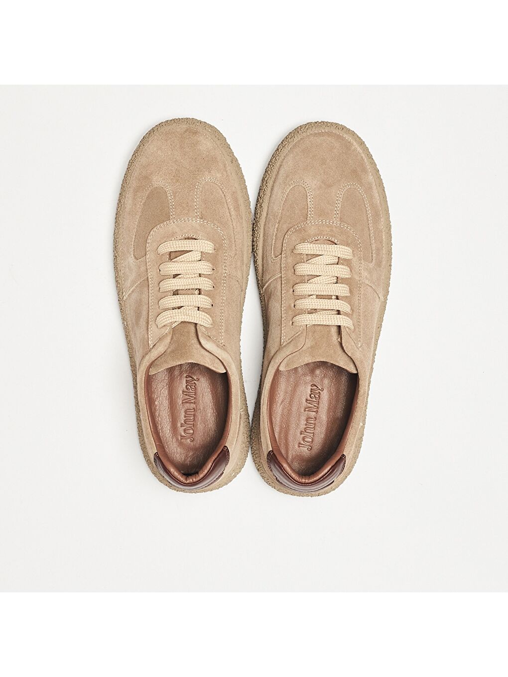 Bej Erkek Oxford ( Klasik) OG-2180 2166-104 Suggero Suet-Kahve Suet-6