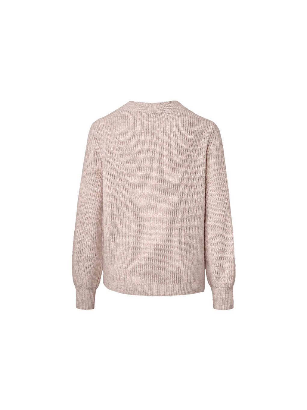 Ekru Kadın Kazak, Saç Örgü, Krem-5