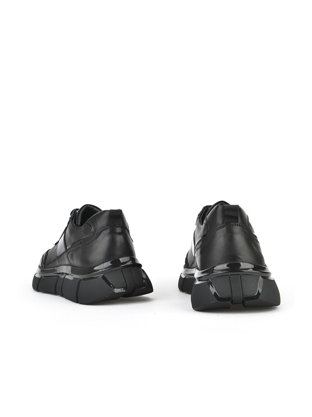 Erkek Hakiki Deri Sneaker 153498Z1792 Siyah-2