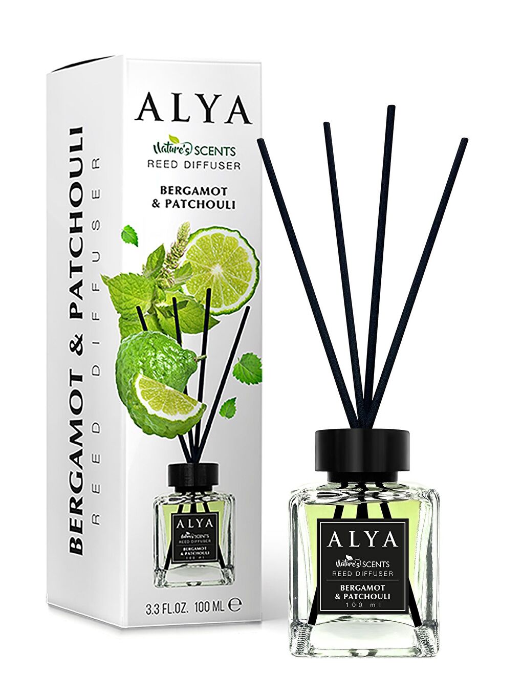 Alya Karışık Nature's Scents Bergamot & Patchouli Bambu Çubuklu Oda Kokusu - Bergamot & Paçuli Kokusu - 1