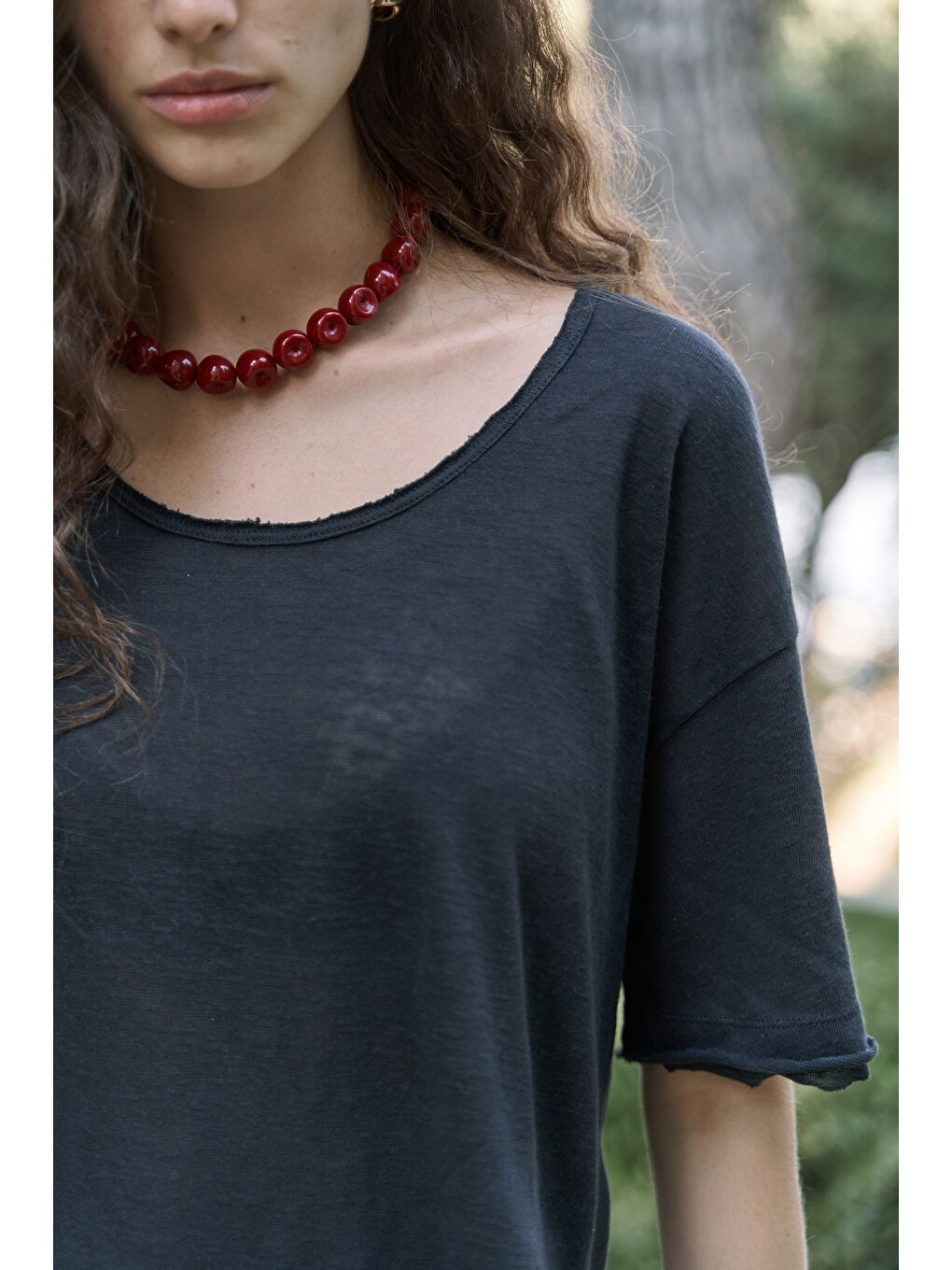 Ripley Yarım Kol Siyah T-Shirt-5