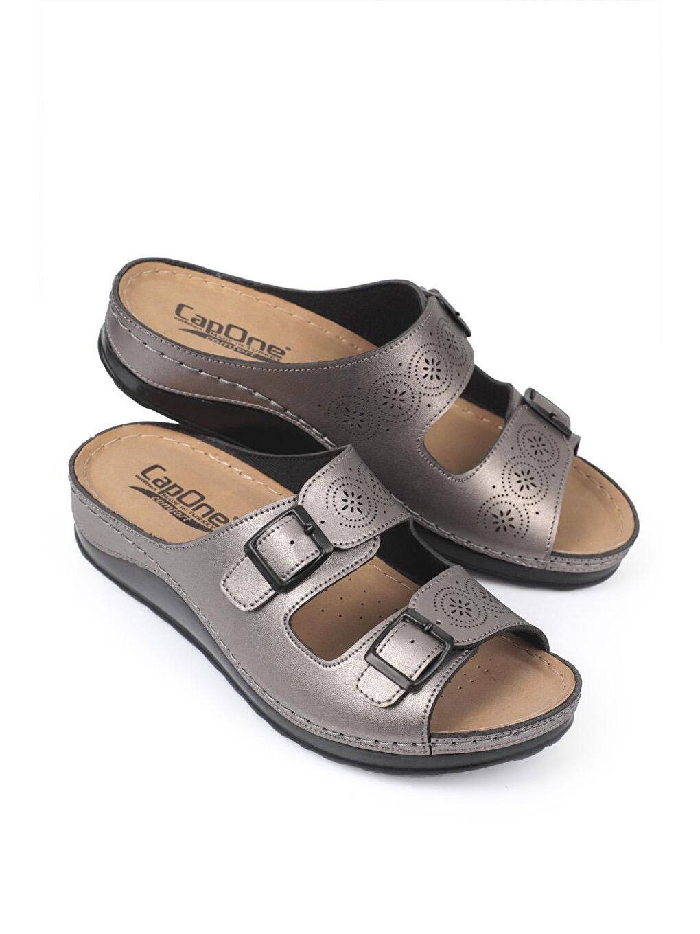 Gri 107009 Kadın Konfor Anatomic Terlik-1