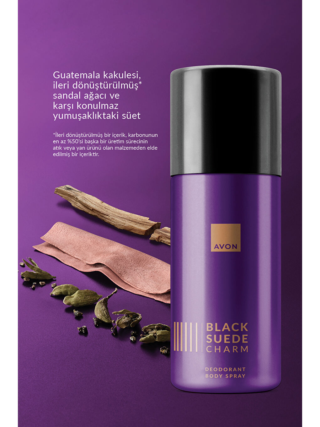 Black Suede Charm Erkek Parfüm Rollon Deodorant Paketi-2