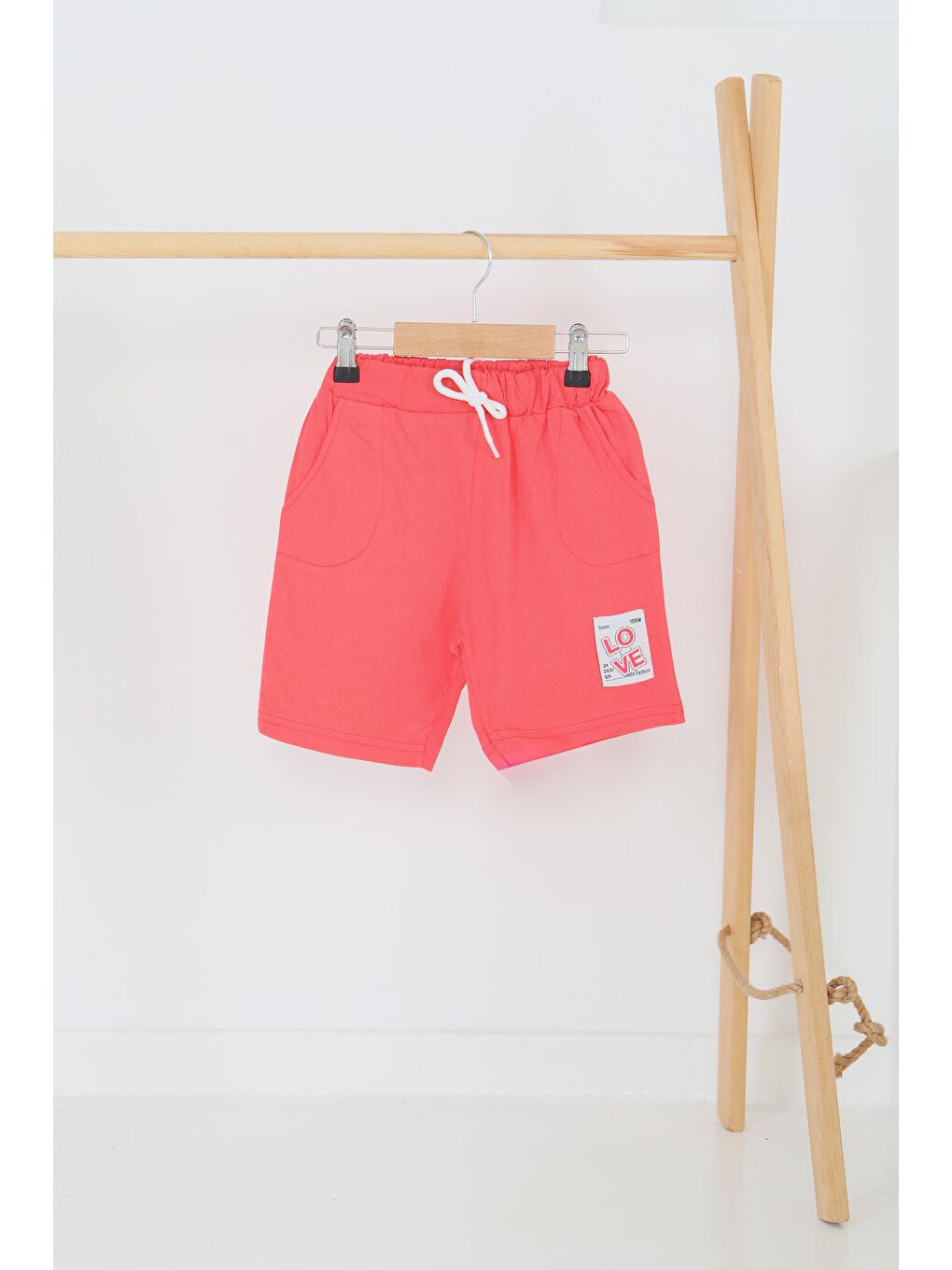 Kız Çocuk Mercan Baskılı Şort - 27332