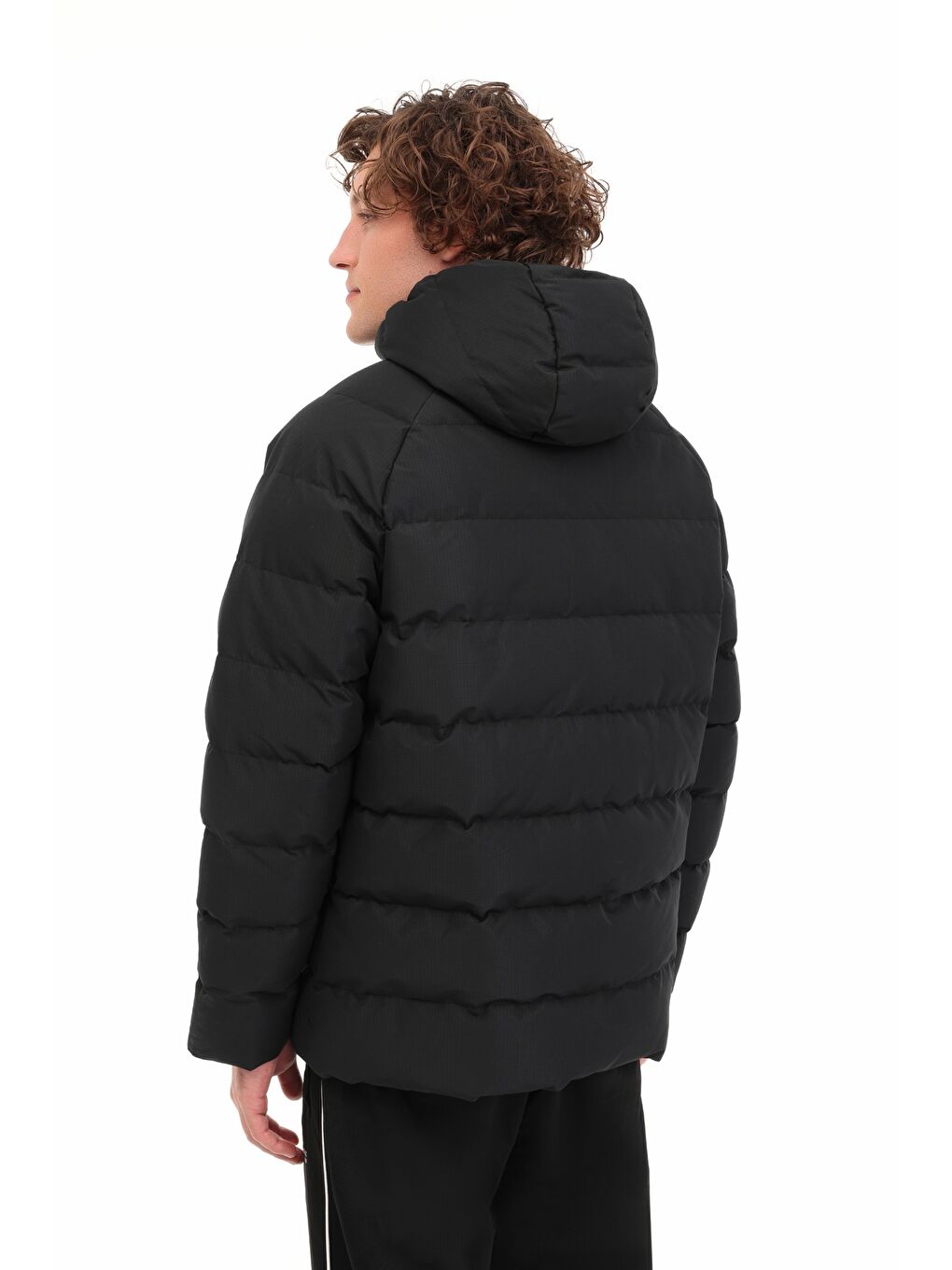 ML ADALBERT COAT 5PR Siyah Erkek Kısa Şişme Mont-1