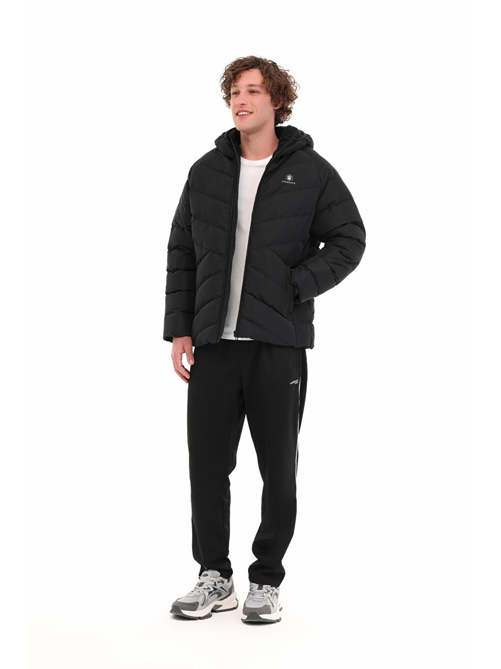 ML ADALBERT COAT 5PR Siyah Erkek Kısa Şişme Mont-2