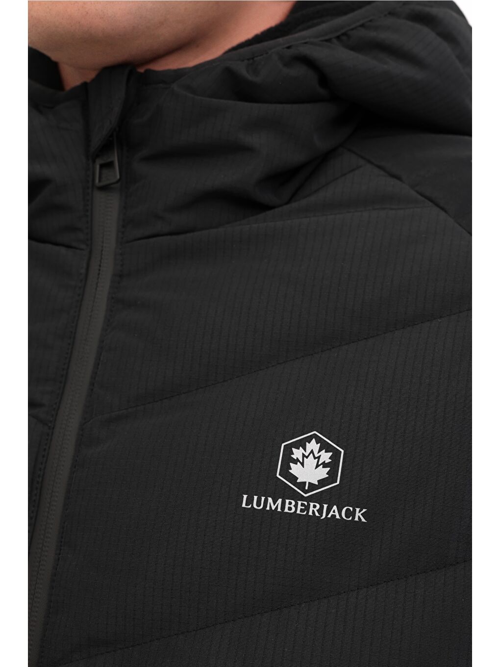 ML ADALBERT COAT 5PR Siyah Erkek Kısa Şişme Mont-3