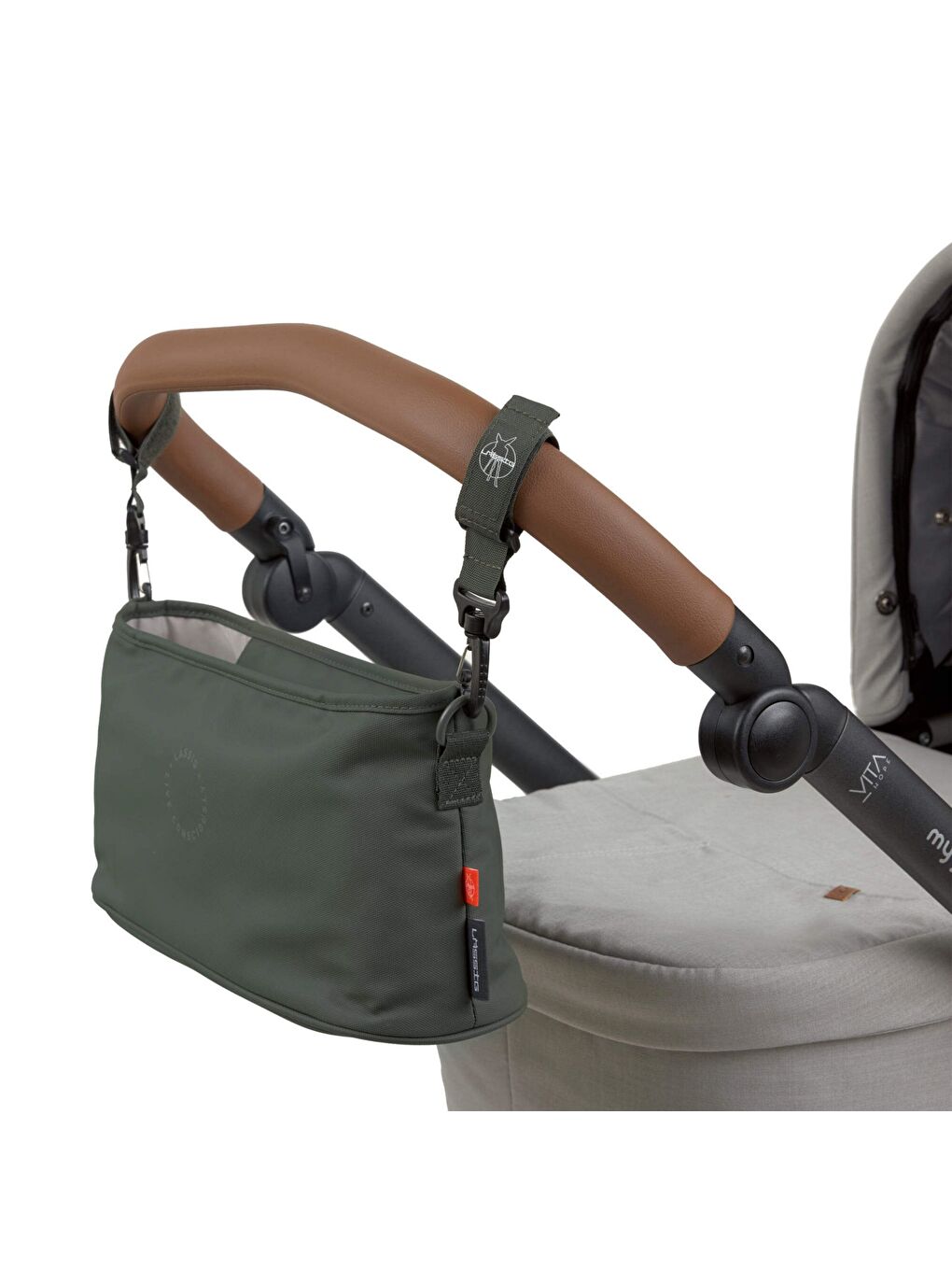 Buggy Bebek Arabası Organizer Çanta Dark Olive-3