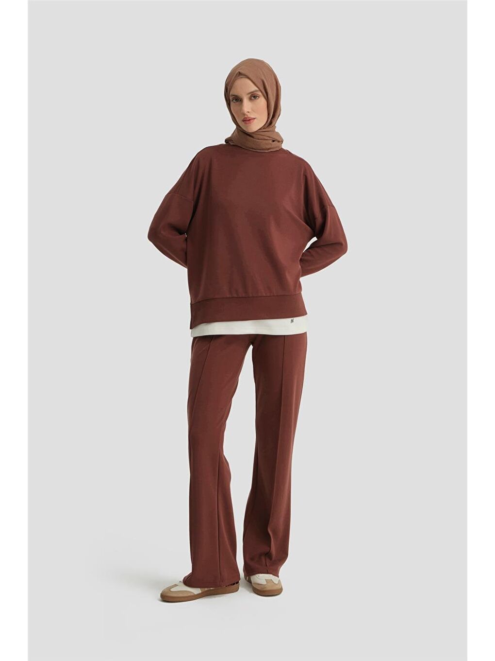 Kahverengi Sweat 24Kd6813 Kızıl Kahve-1