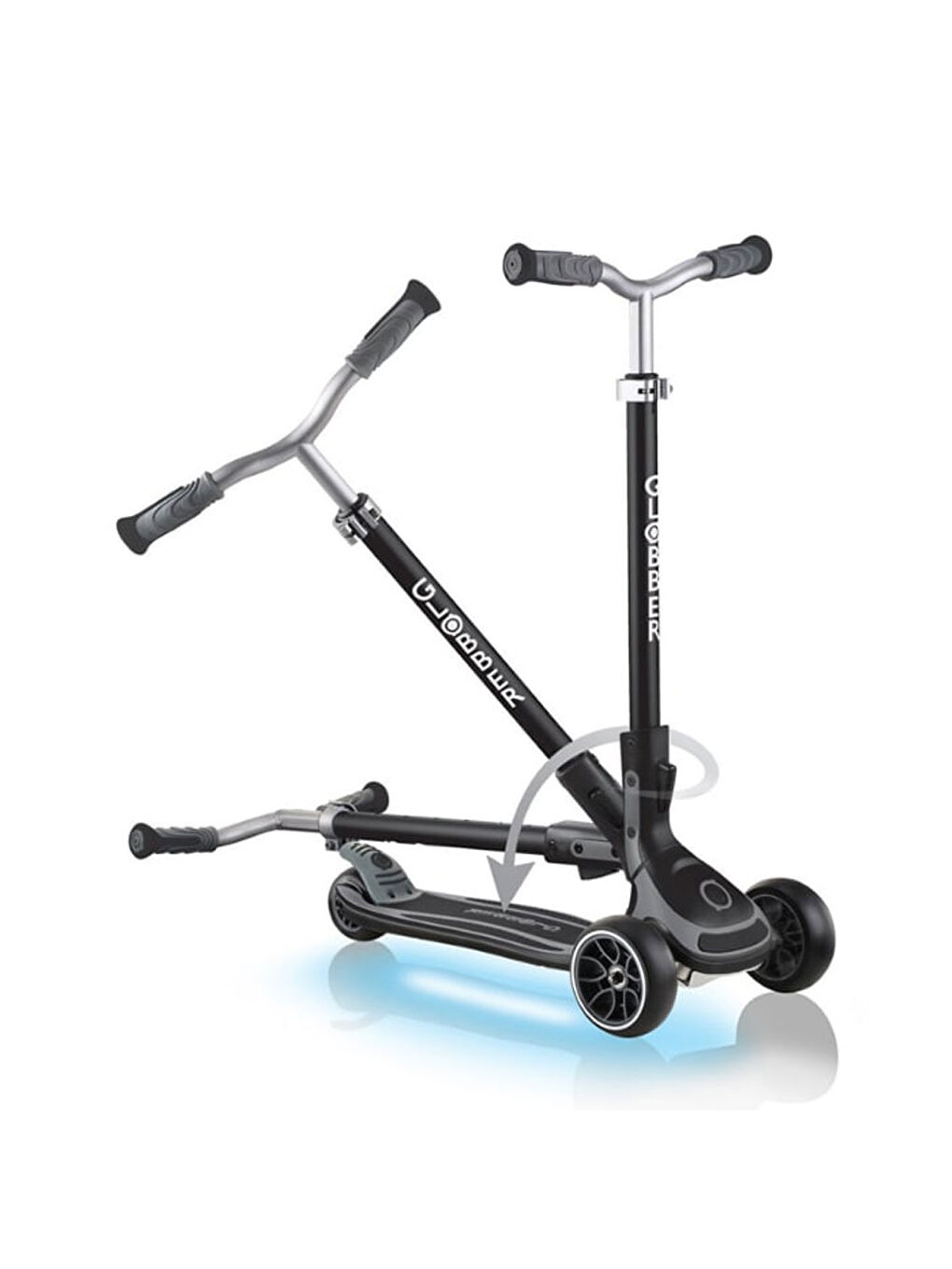 Ultimum Işıklı Scooter Siyah 613-120-1