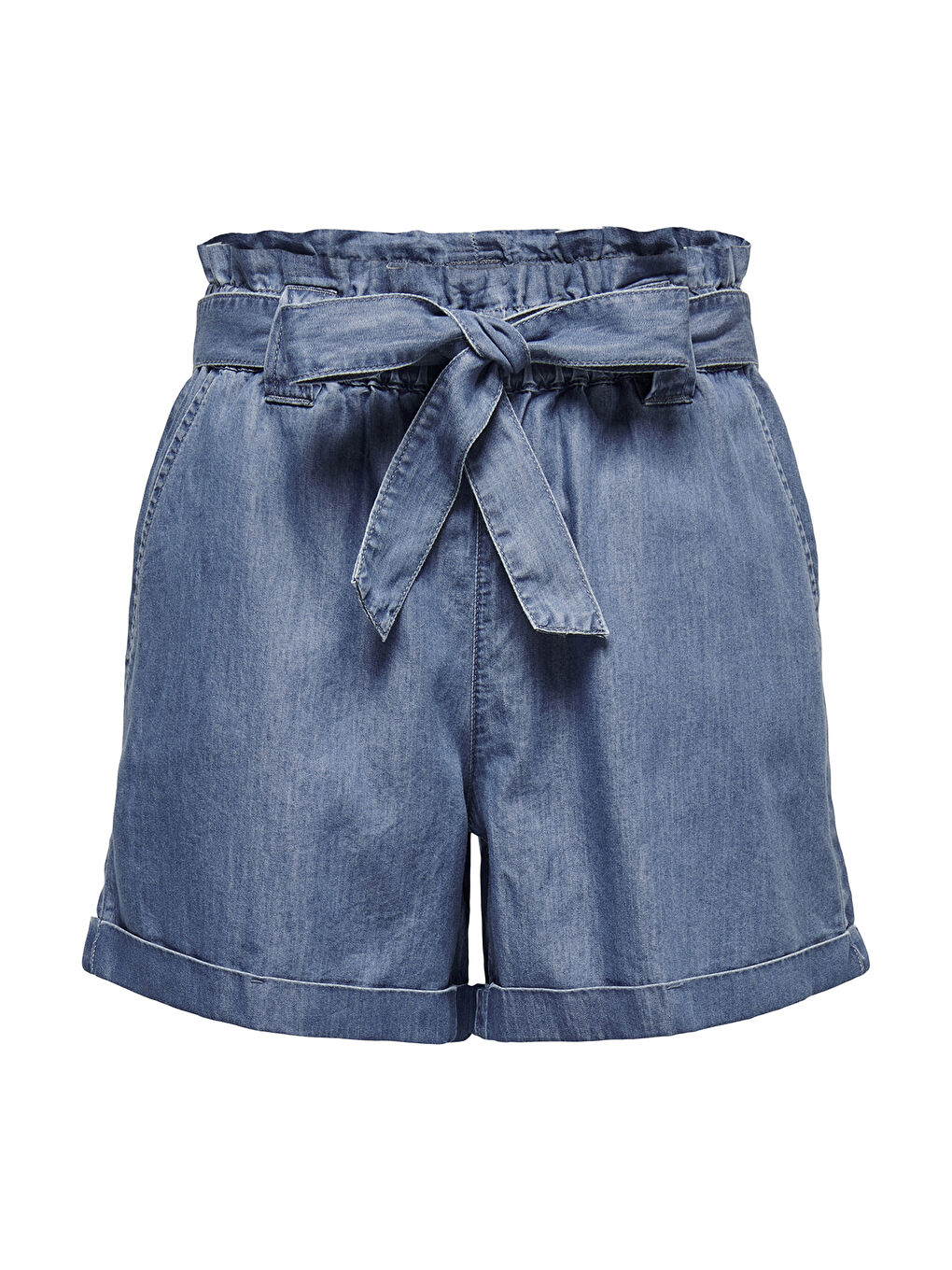 Mavi Onlbea Pamuklu Regular Fit Yüksek Bel Kemer Detaylı Kadın Short 15255715-4