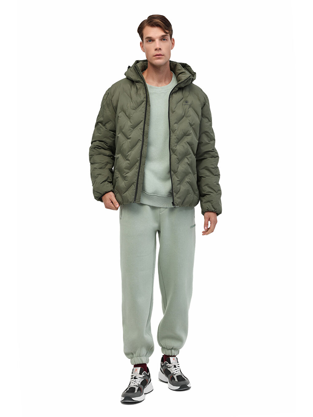 ML HENRY COAT 25N17 5PR Haki Erkek Kısa Şişme Mont-2