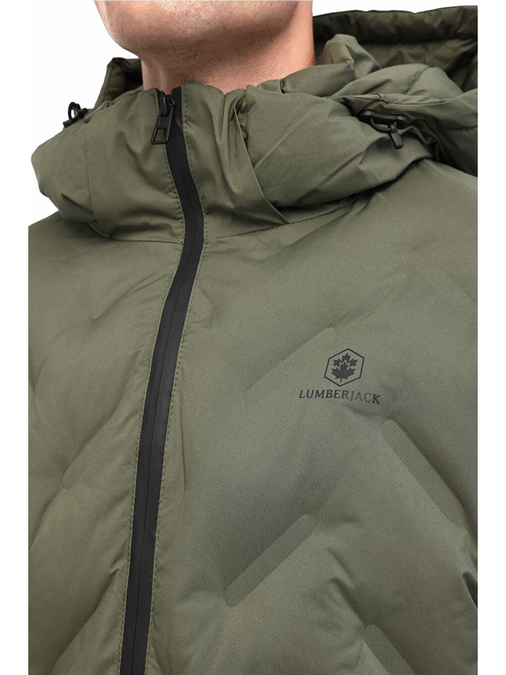 ML HENRY COAT 25N17 5PR Haki Erkek Kısa Şişme Mont-3