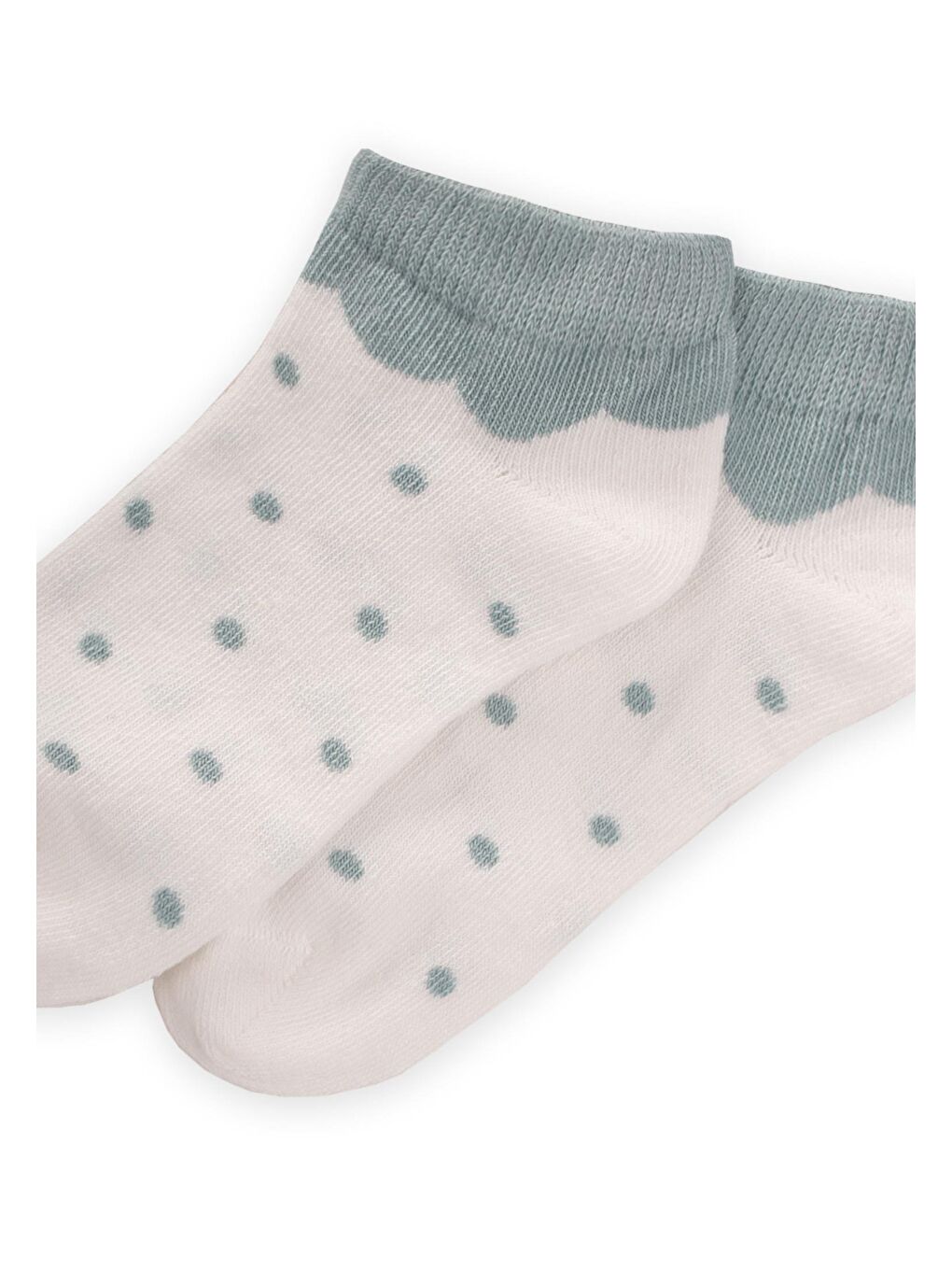 Yeşil Kız Çocuk Patik Çorap-1