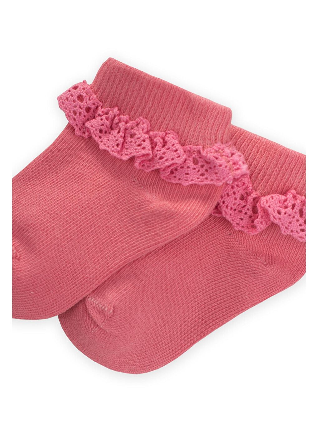 Turuncu Kız Çocuk Patik Çorap-1