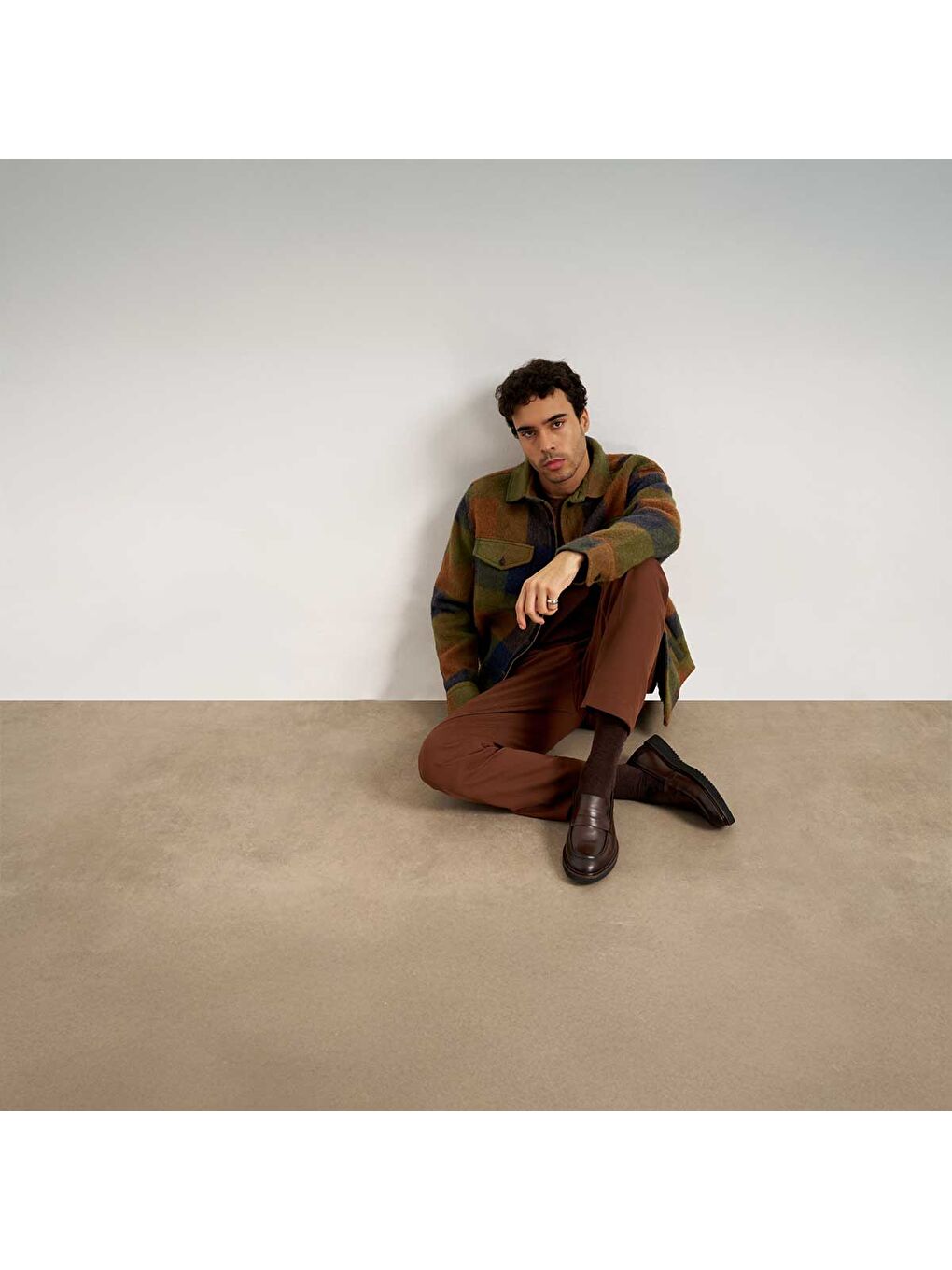 Kahverengi Erkek Oxford ( Klasik) KA-26Y-C4650 CASUAL Shoe-7