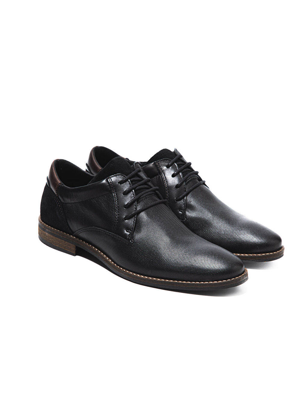 Siyah Erkek Oxford ( Klasik) 1154/A 011 WK-John May Orkut Suede Black-2