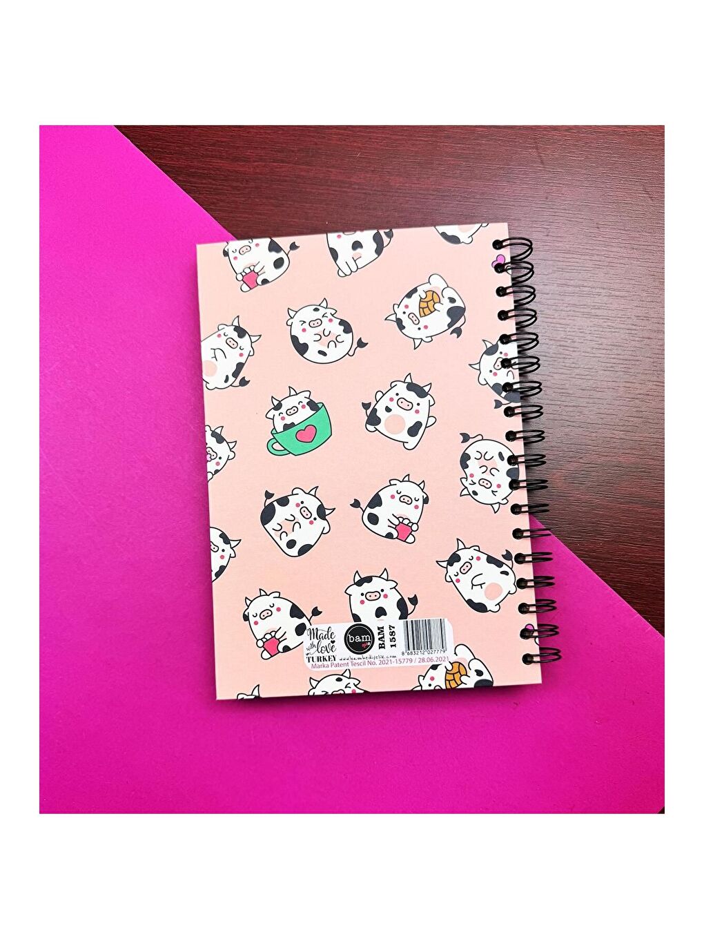 Sevimli İnek Tasarımlı Konuşan Ajanda-2