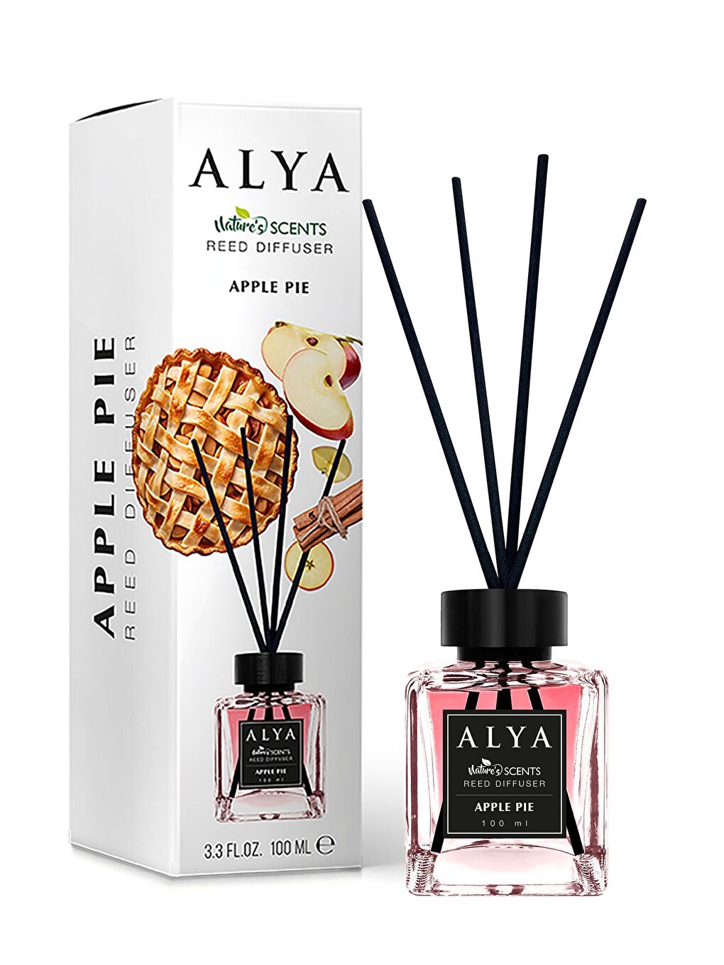 Alya Karışık Nature's Scents Apple Pie Bambu Çubuklu Oda Kokusu- Elmalı Tart Kokusu - 1