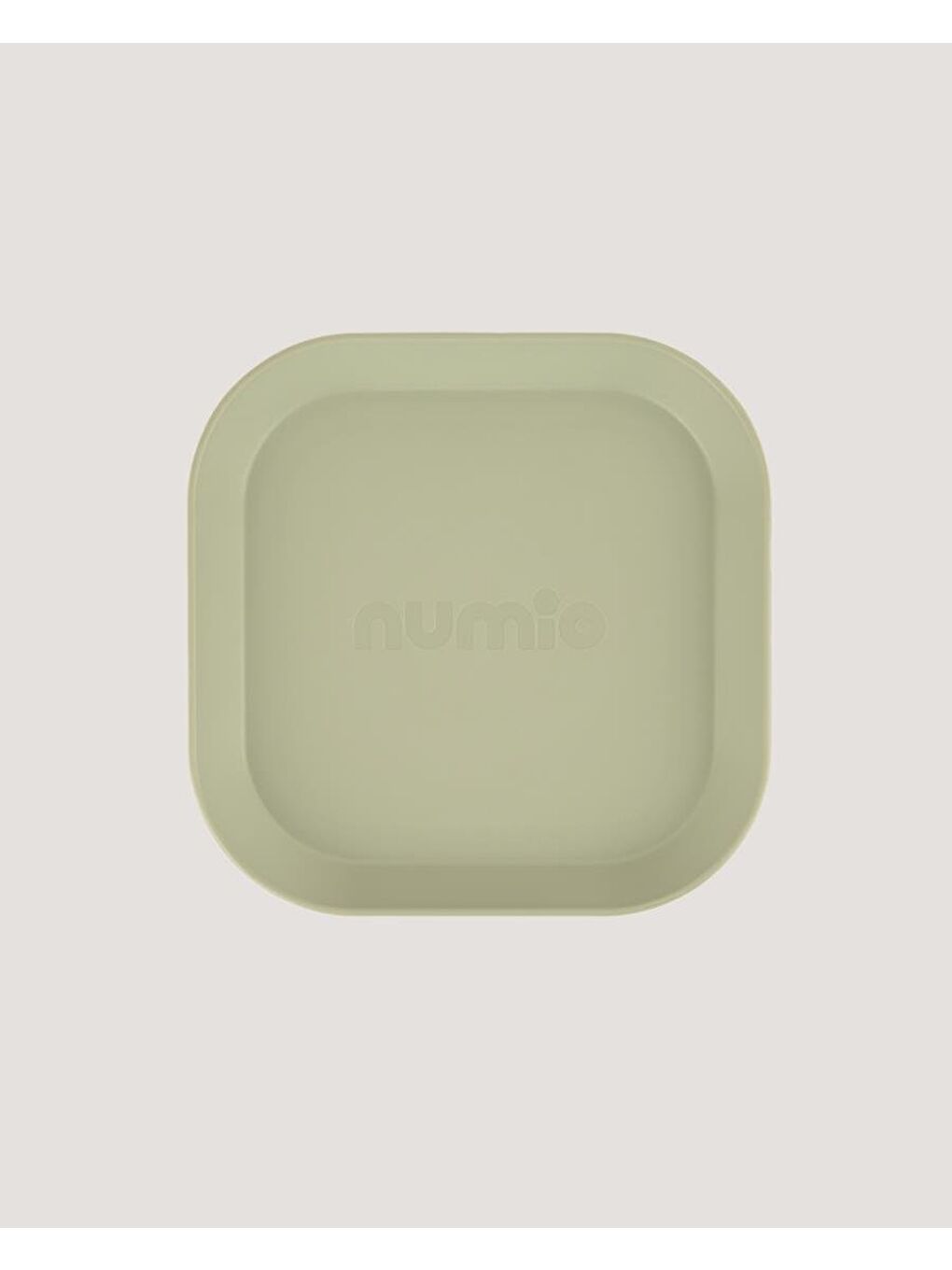 Kare Bebek Mama Tabağı 2'Li  Sage Green - Vanillia-6