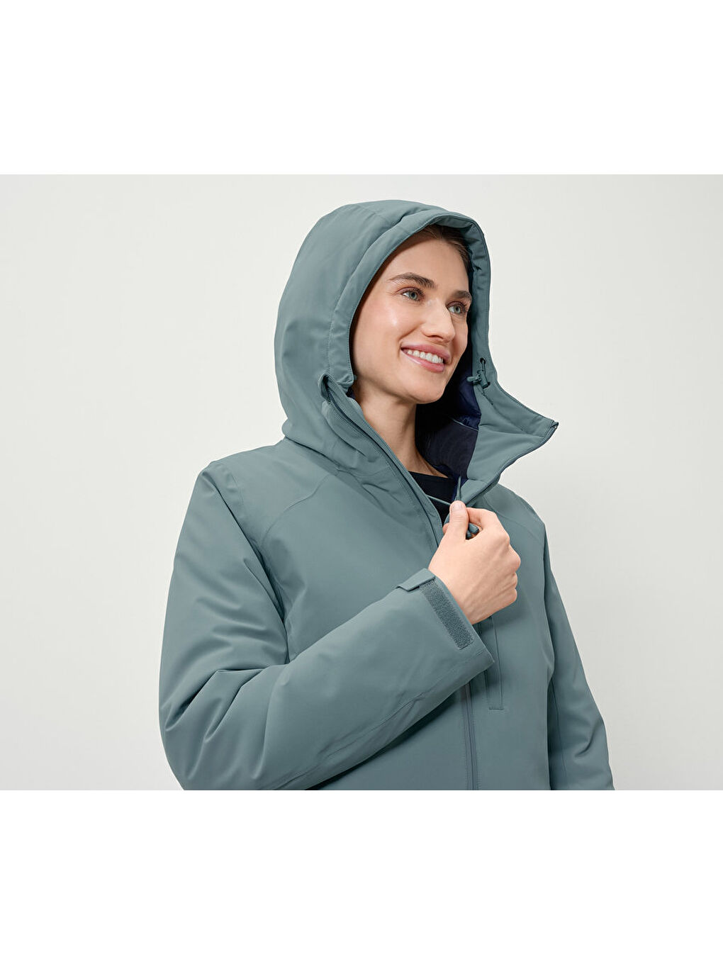 Kadın Termal Manto, Yeşil-1