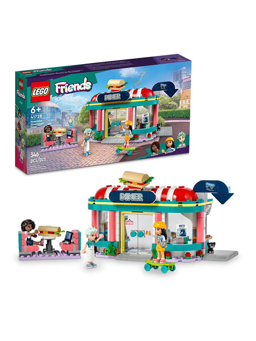 Lego Renksiz Friends Heartlake Şehir Merkezi Restoranı 41728