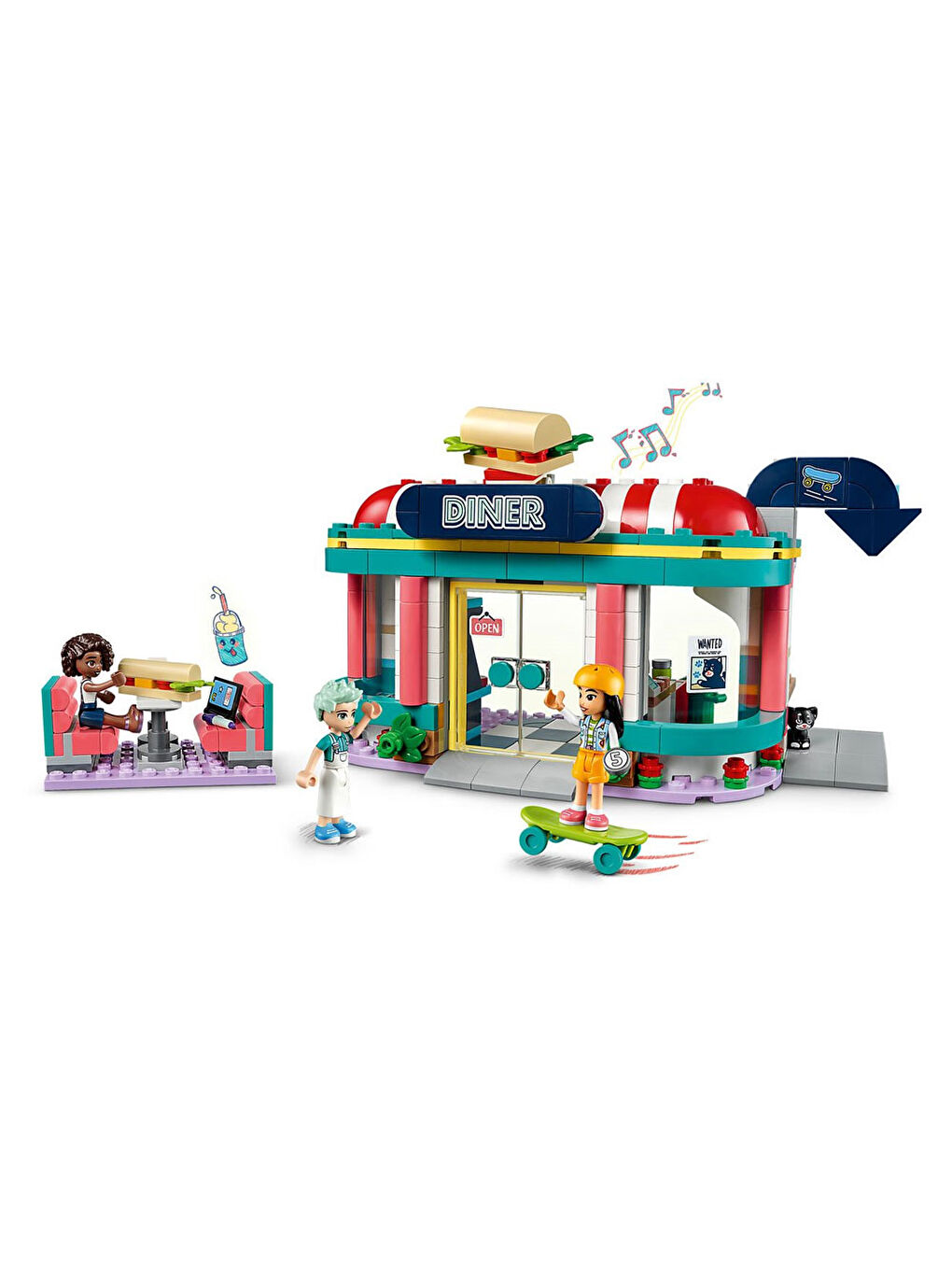 Lego Renksiz Friends Heartlake Şehir Merkezi Restoranı 41728 - 2