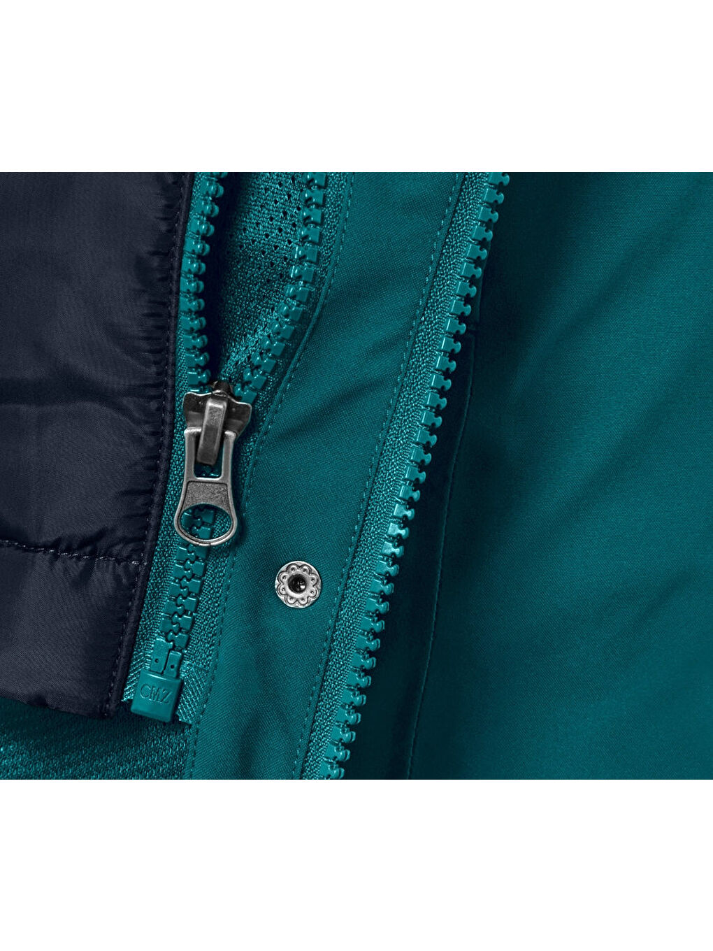 Kadın Palto, 3 ü 1 Arada, Petrol-7