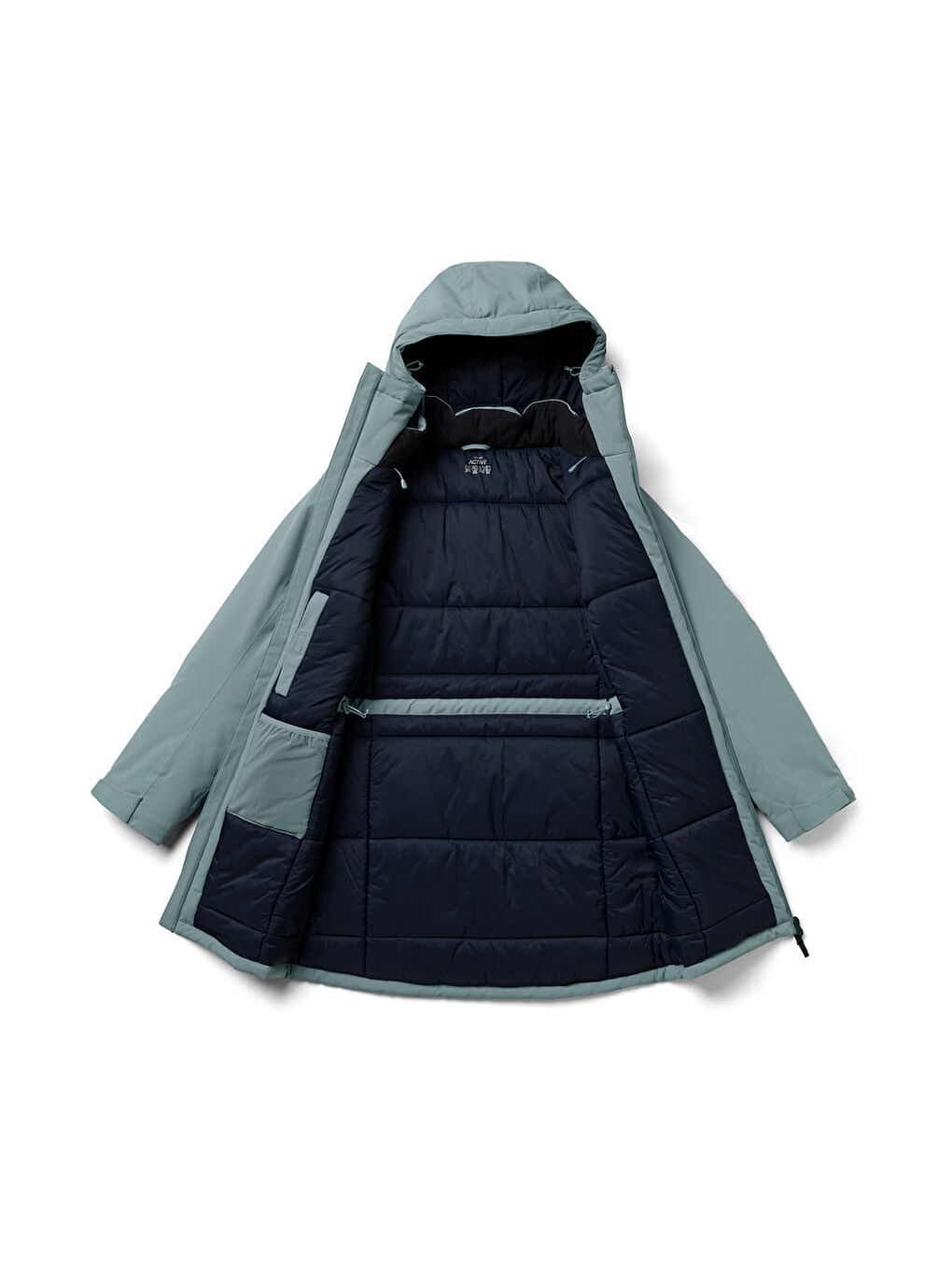 Kadın Termal Manto, Yeşil-6