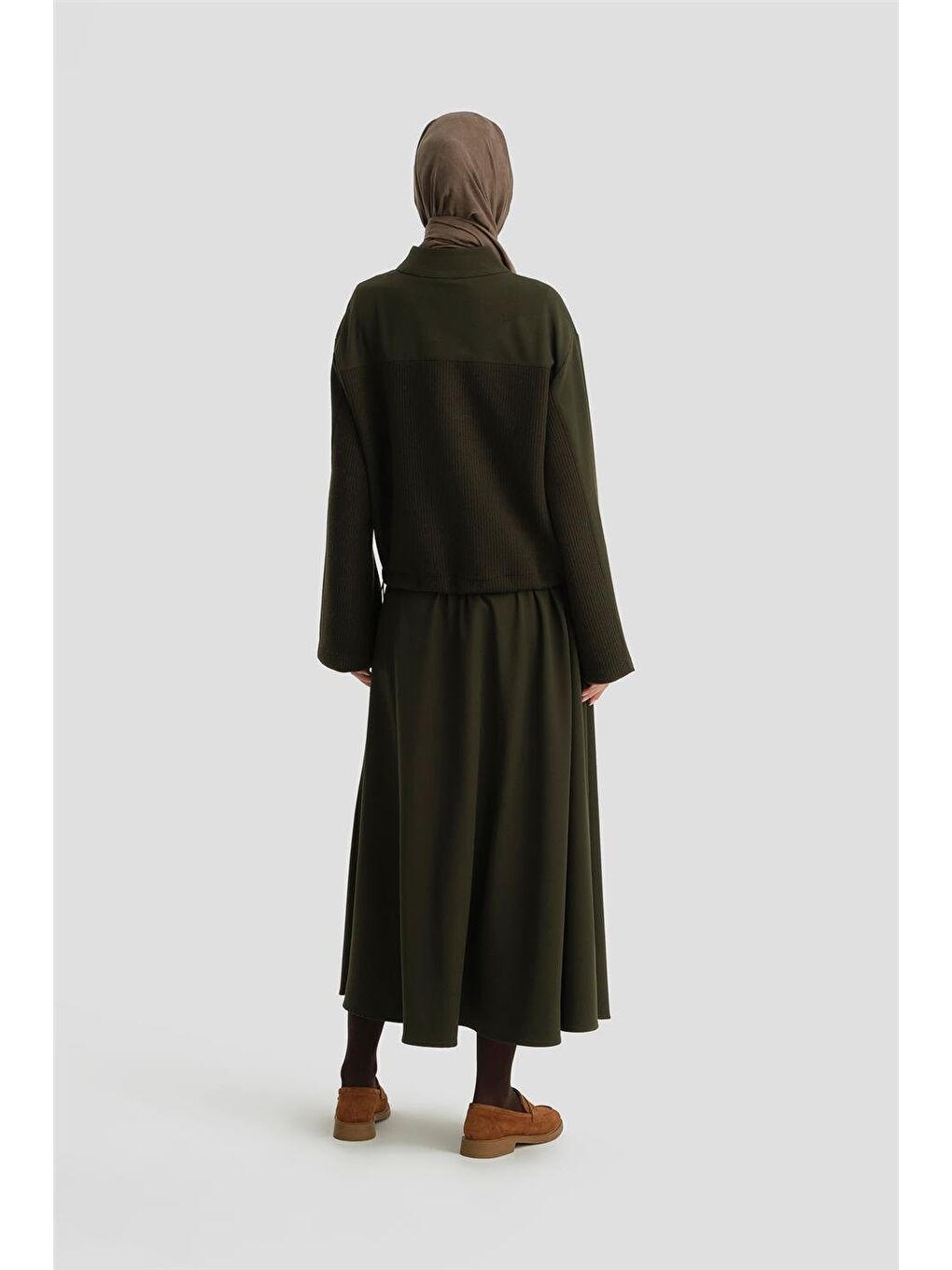 Triko Mixli Takım 24K6908 Haki-4