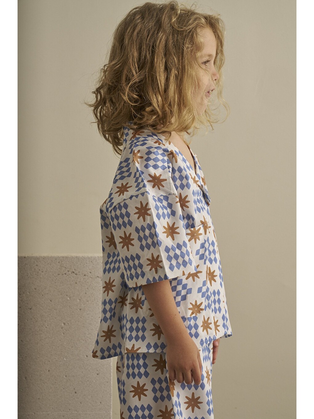 Mavi Color Parade Gabardin Pantolonlu Takım-6