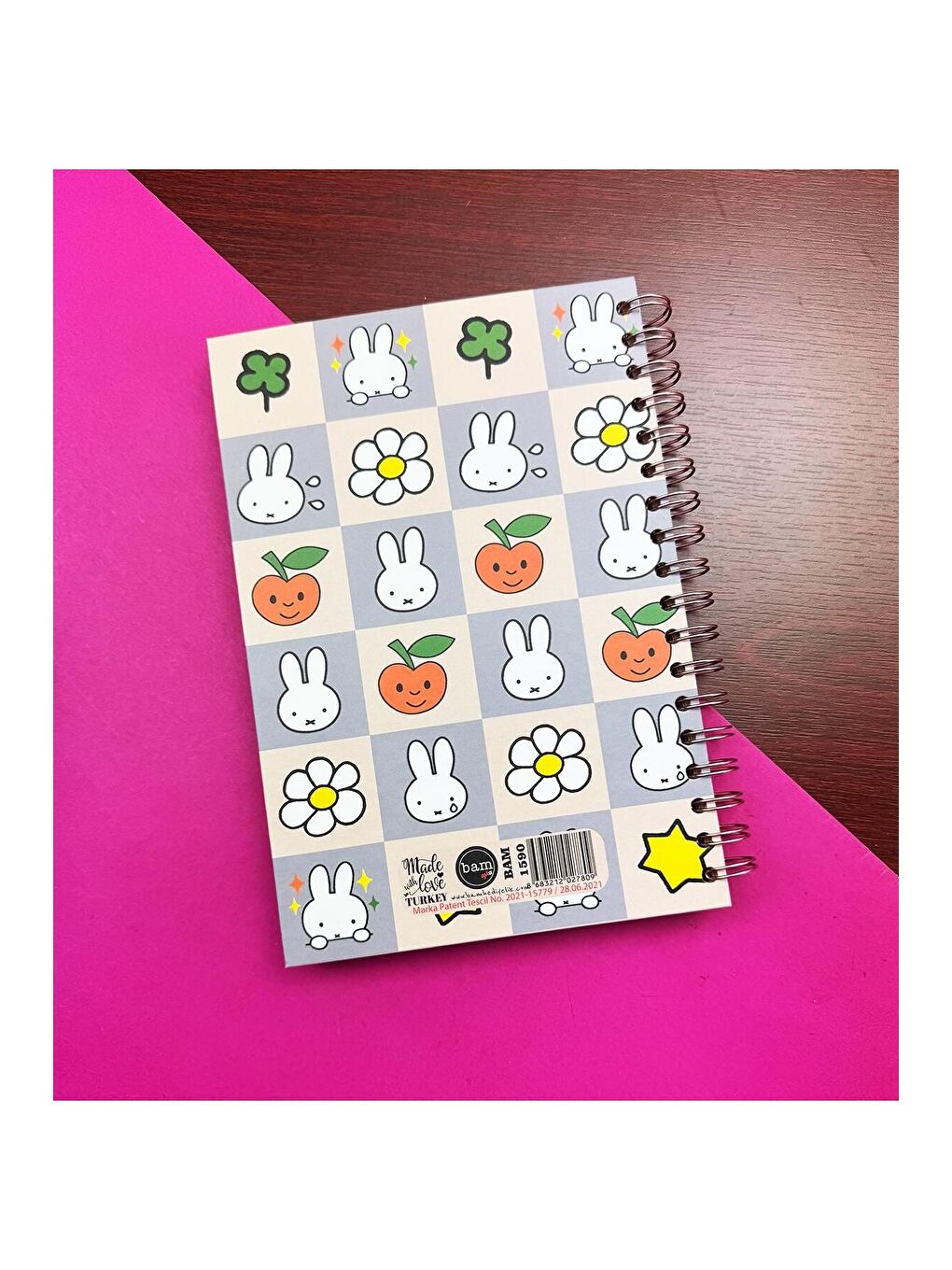 Miffy Tasarımlı Konuşan Ajanda-2