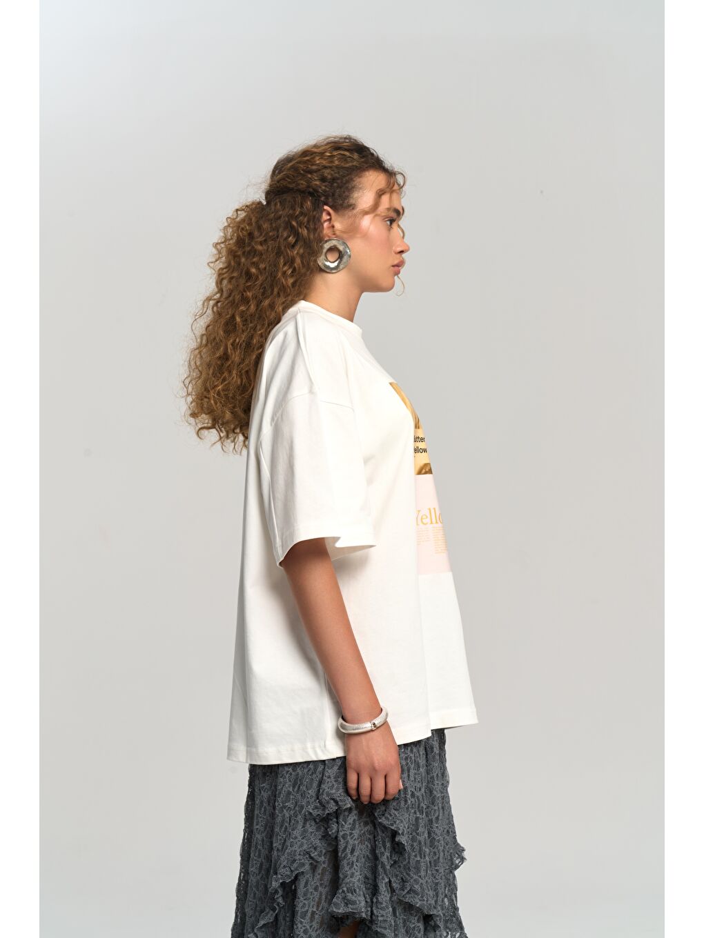 Butter Oversize Beyaz T-Shirt-5