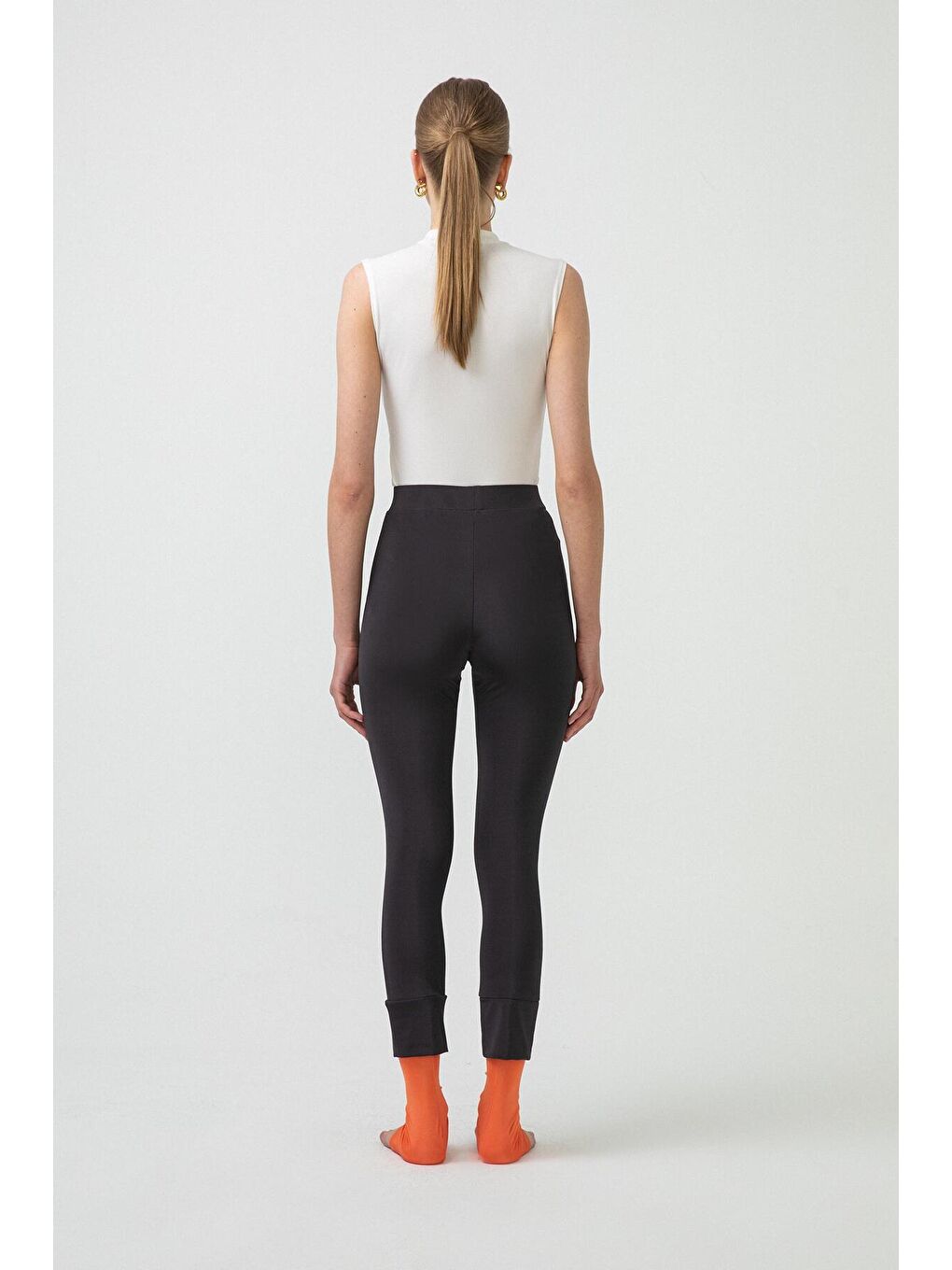 Antrasit Blok Renkli Tayt Mayo-8